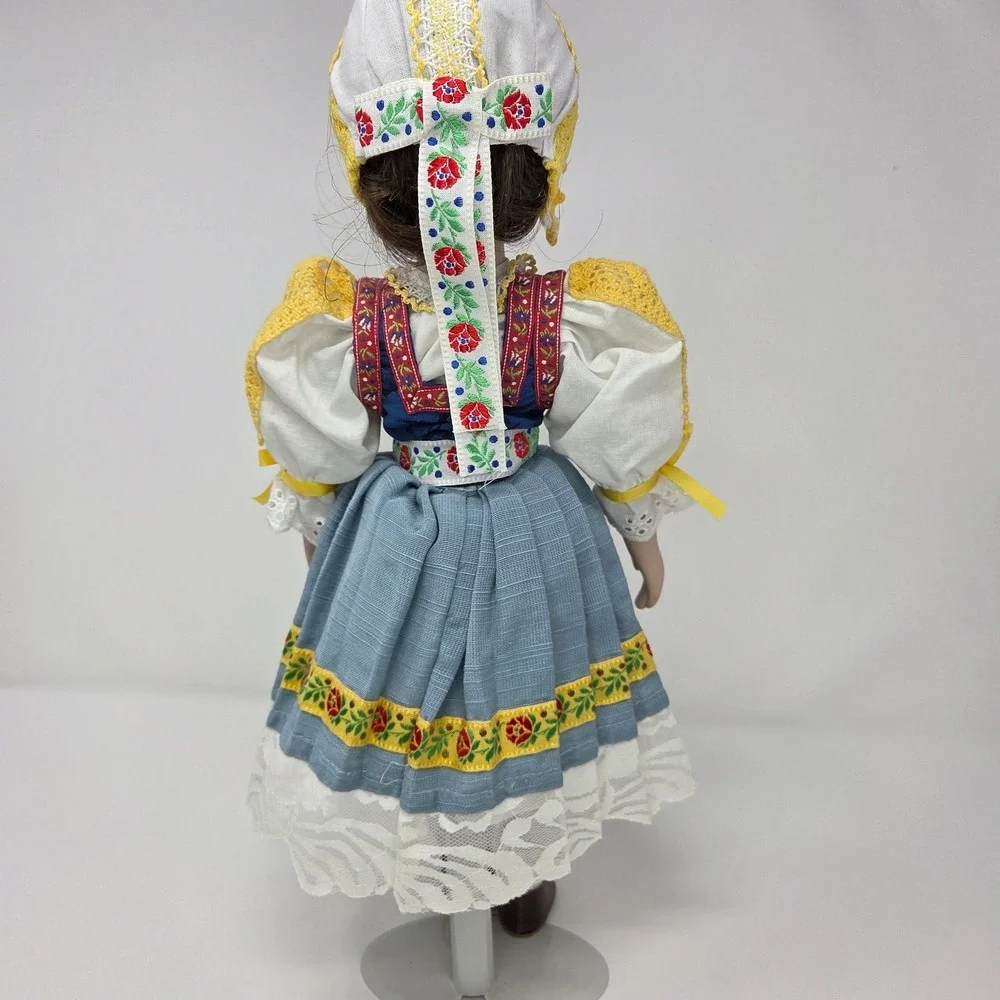 Vintage Piestany Folk Costume Doll Slovakia Handmade Collectible‎ Porcelain 16